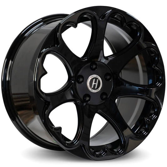 19x9.5 Gloss Black Wheel Heritage Kokoro Monoc 5x4.5 38