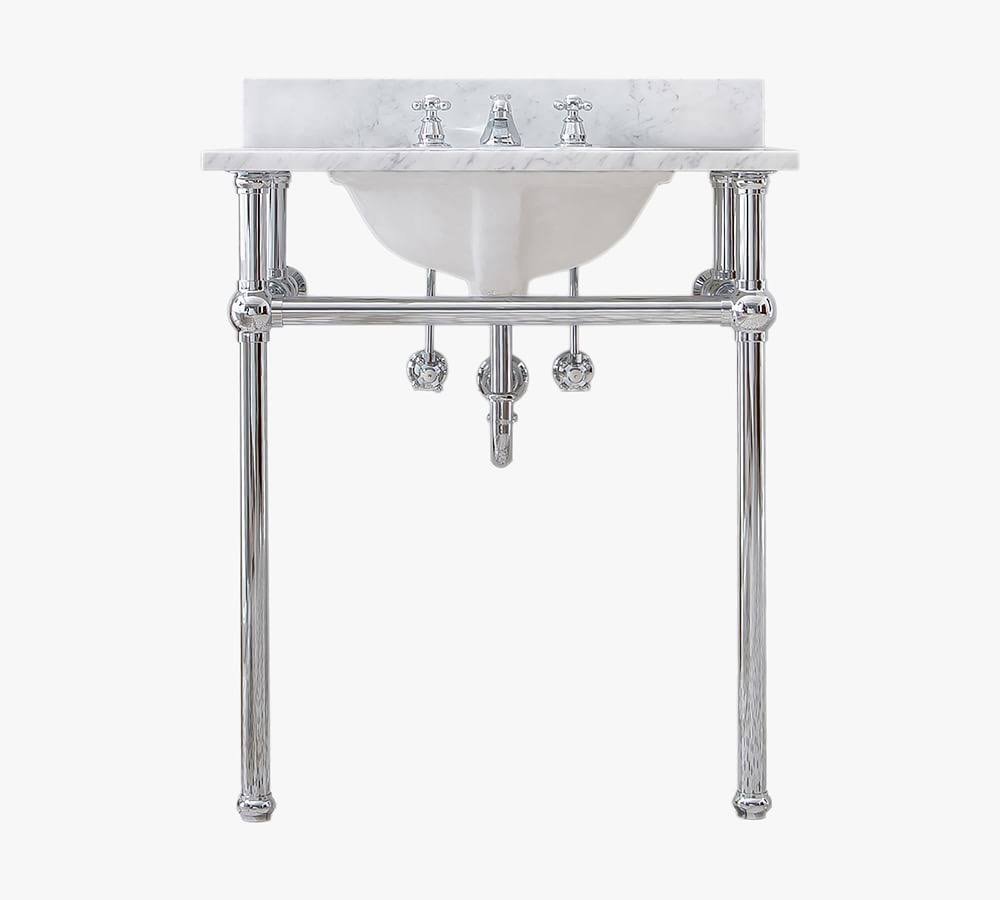 Marble Top Single Sink Vanity