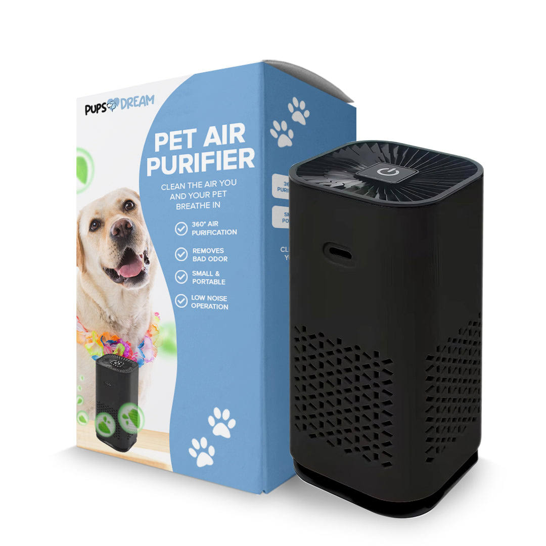 Pet Air Purifier In Black With Activated Carbon Filter