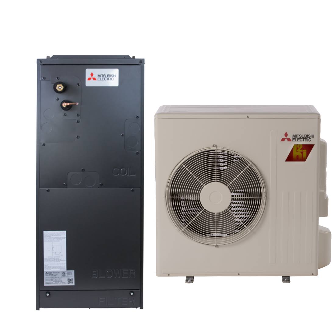 1.5 Ton Central Heat Pump 18.4 Seer System