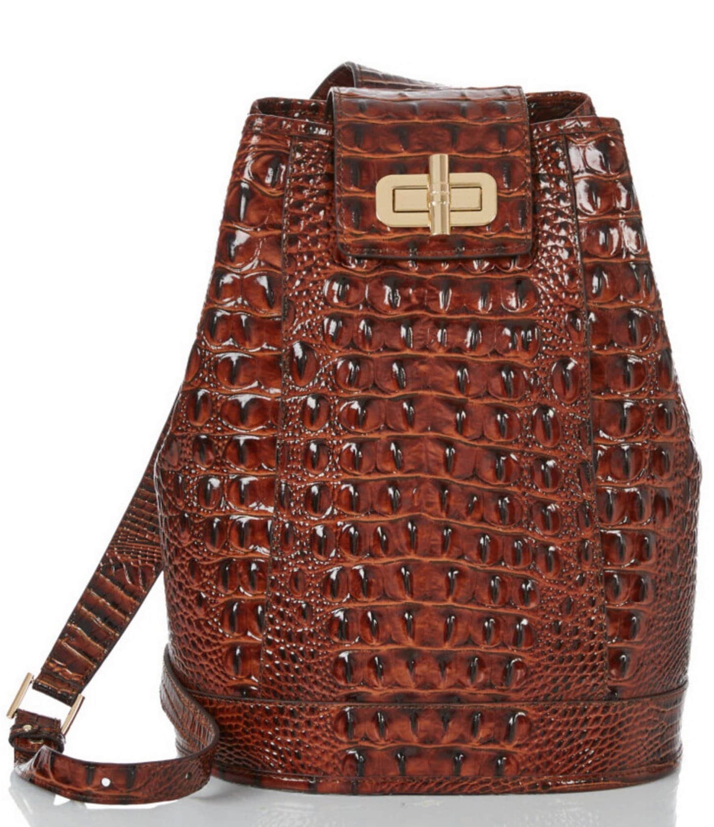 Melbourne Collection Maddie Sling Backpack - Pecan