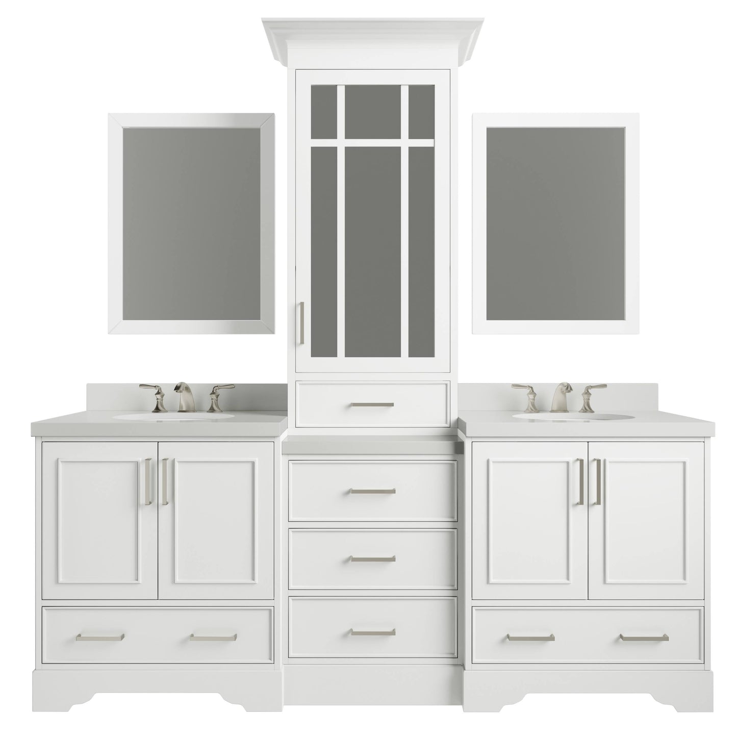 Stafford 85 Double Sink Vanity Set