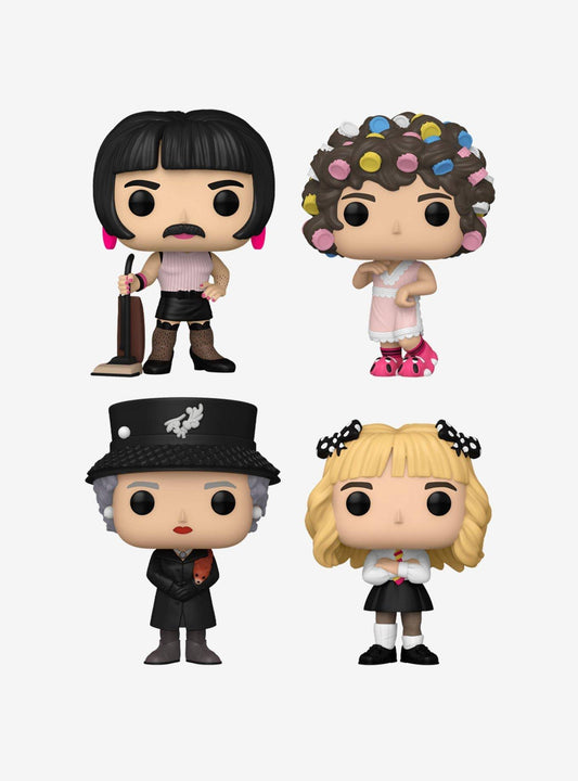 Pop! Rocks Queen Freddie Mercury, Brian May, John Deacon, And Roger Taylor I Want To Break Free Vinyl Figure Set