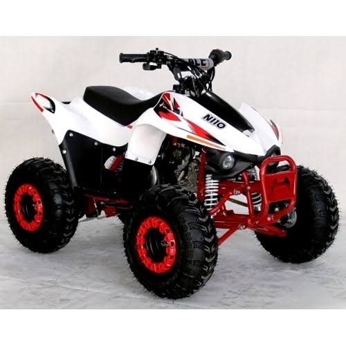 110cc Atv Fully Automatic W/Reverse Sport 4 Wheeler - Ace N110