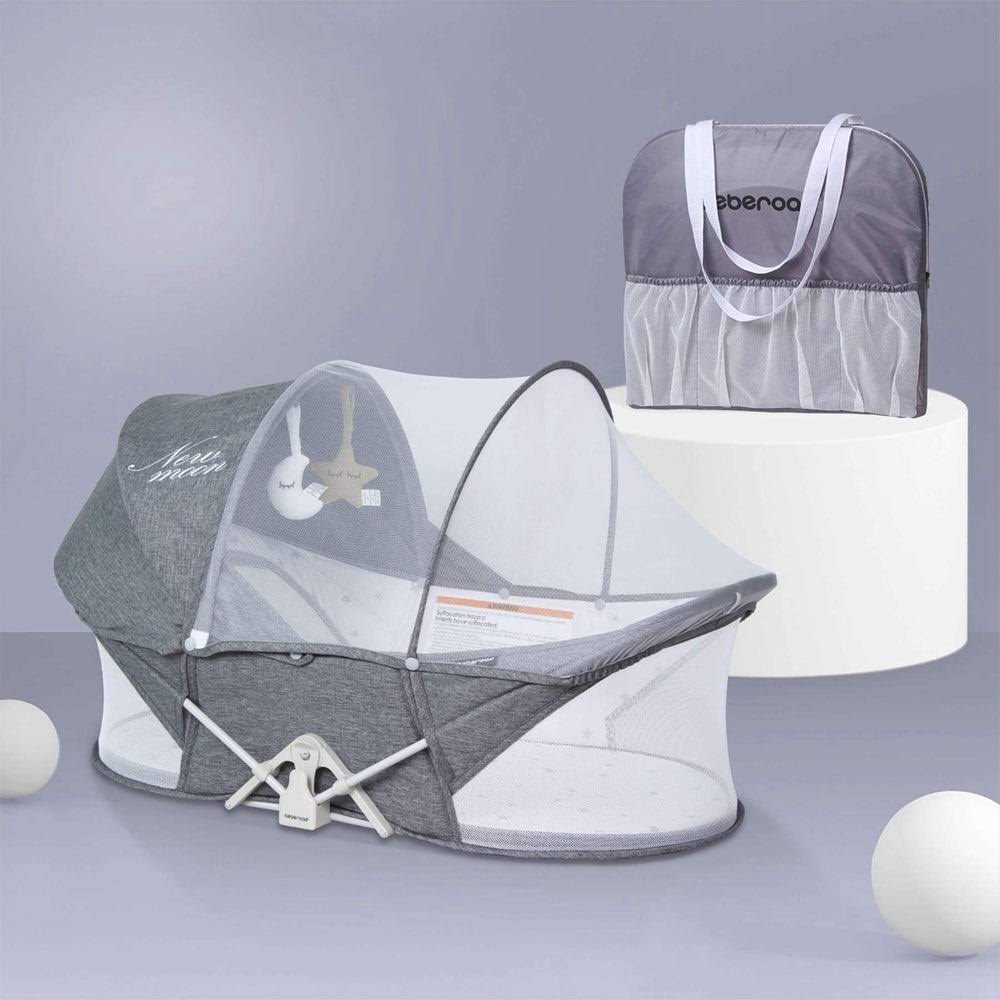 Travel Bassinet, Portable Baby Bed For Newborn Infants, New Year Sale, Folding Bassinet In Bed, Mini Crib With Mosquito Net And Canopy