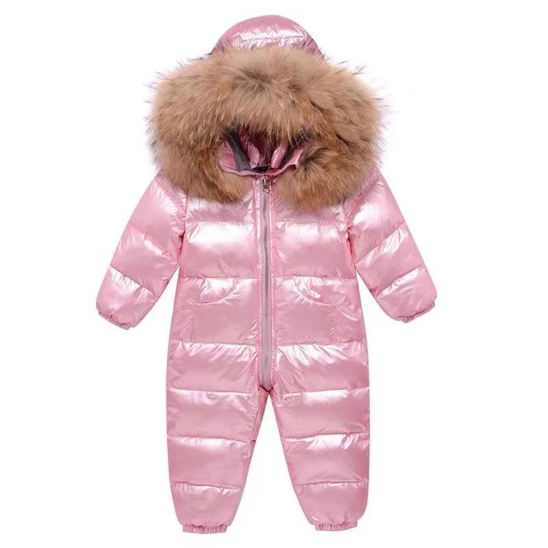 Shiny Winter Romper Down Coat