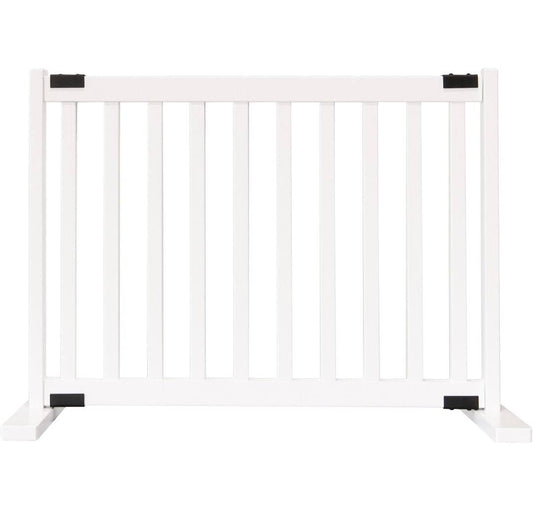 Wood Free Standing Pet Gate Tucker Murphy Pet Size: 28 W Up To 48 X 15, Color: White