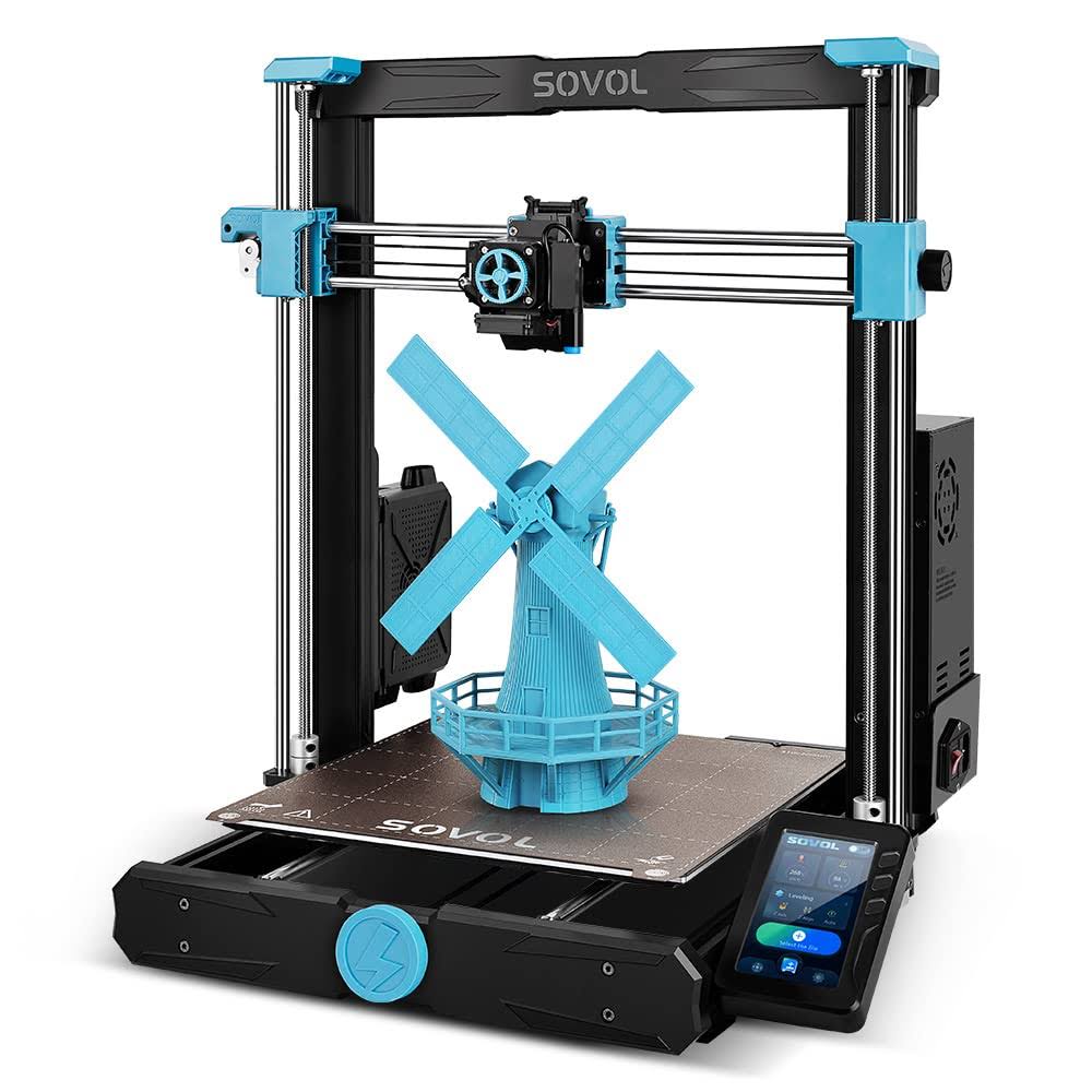 Sv06 Plus 3d Printer With 300°C High Temp 250mm/S High Speed All Metal Hotend, Planetary Dual Gear Direct Drive Touch Screen Auto Leveling 32