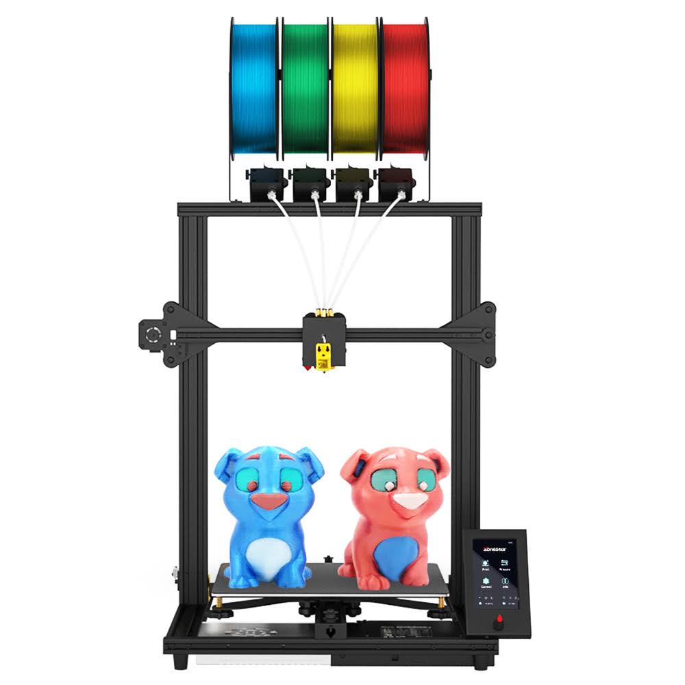 Z8pm4 Pro 4 Titan Extruders Color Mixing 3d Printer