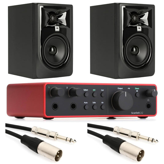 Scarlett 2i2 4th Gen Usb Audio Interface And Jbl Lsr 305 Monitors Bundle