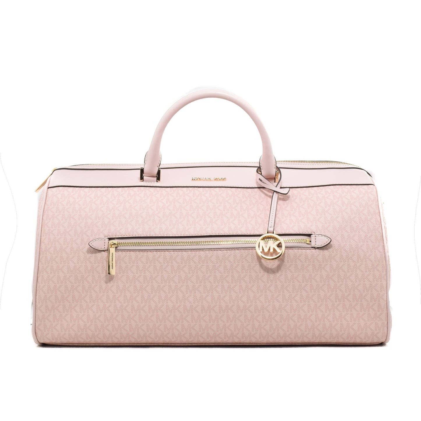 Travel Dark Powder Blush Top Zip Duffle Bag