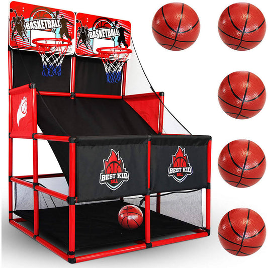 Shot Basketball Arcade– Premium Basketball Arcade Game Indoor With Pump A Home