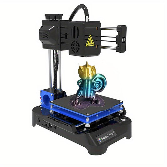 Mini 3d Printer Beginners Entry Level Fast Heating Low Noise With Free Pla Tpu .75mm Filament Printing Size 4×4×4,Temu