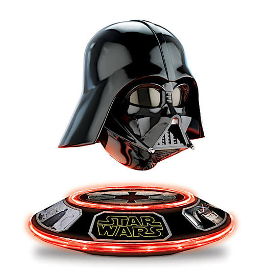 Wars Power Of The Dark Side Levitating Darth Vader Helmet Sculpture