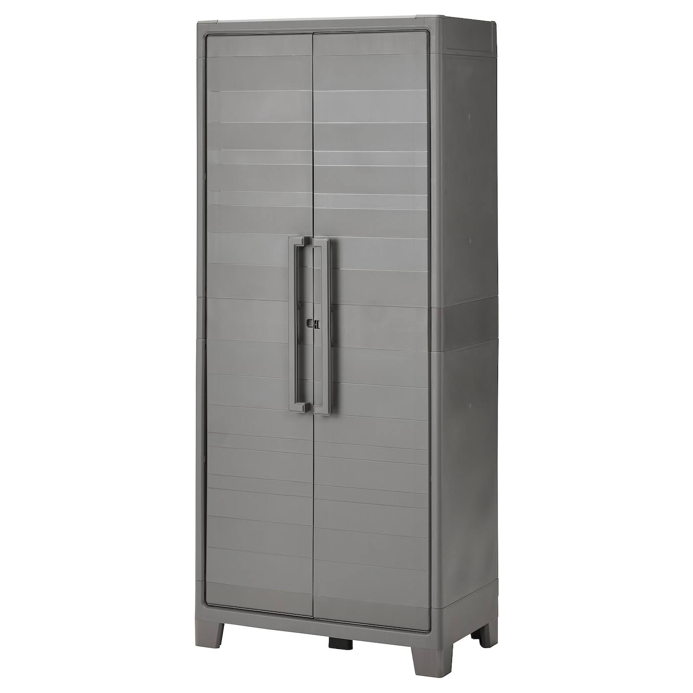 Runmarö Cabinet With Doors Dark Gray Indoor/Outdoor