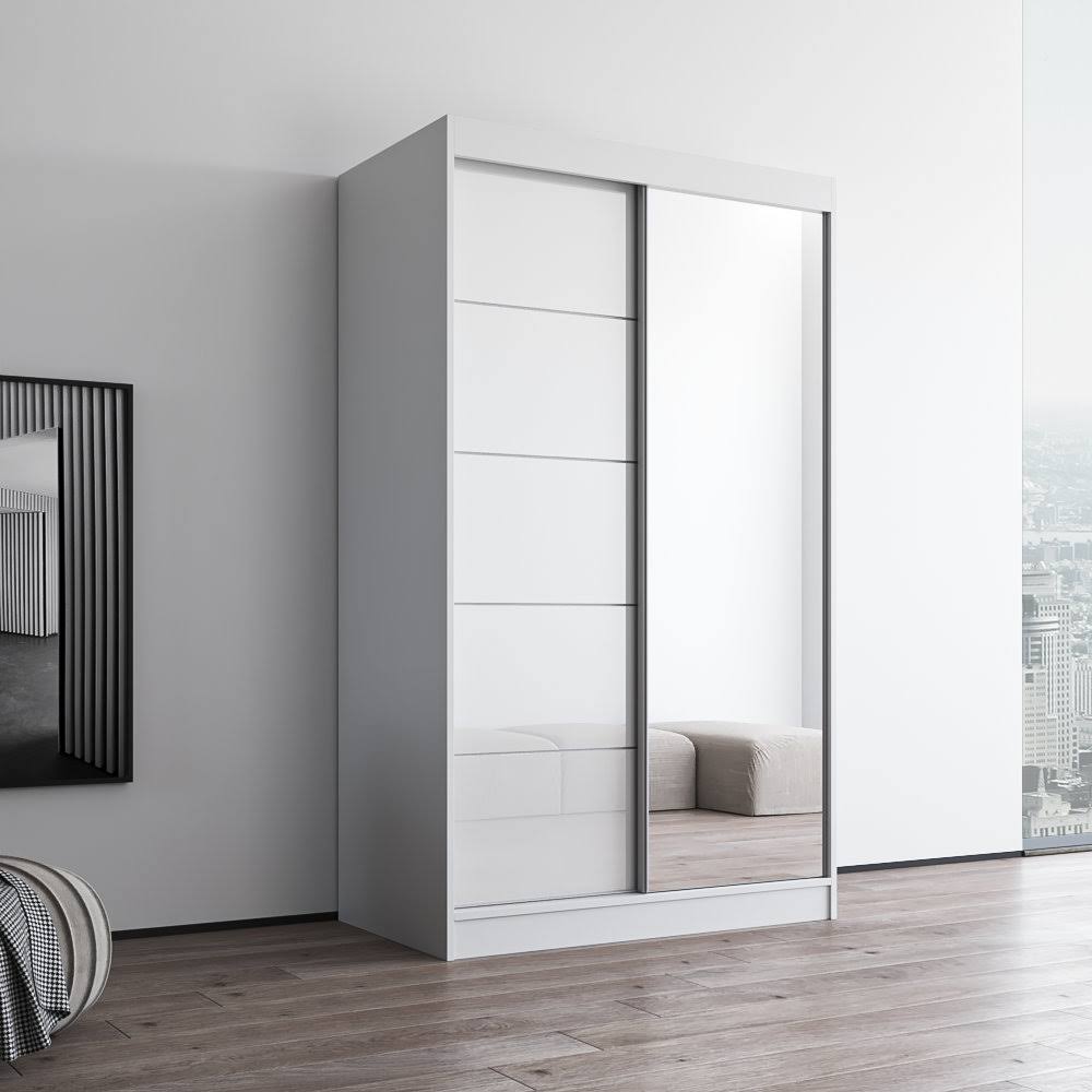 Modern High Gloss Armoire Orren Ellis