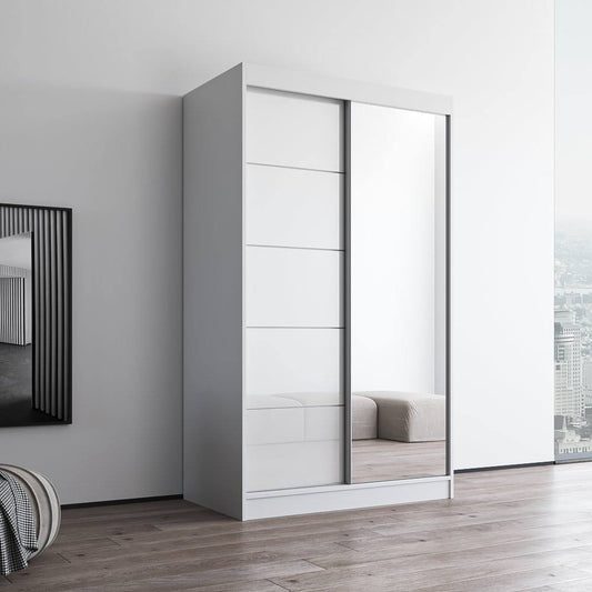 Modern High Gloss Armoire Orren Ellis