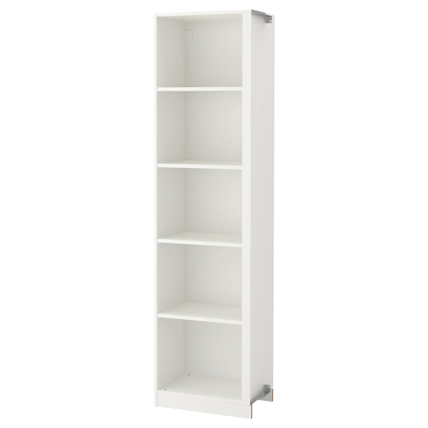 Pax Add-On Corner Unit With 4 Shelves, White, 20 7/8x13 3/4x79 1/8