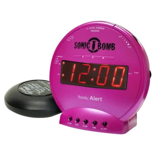 Sonic Bomb Alarm Clock Pink Sa-Sbb500ssp