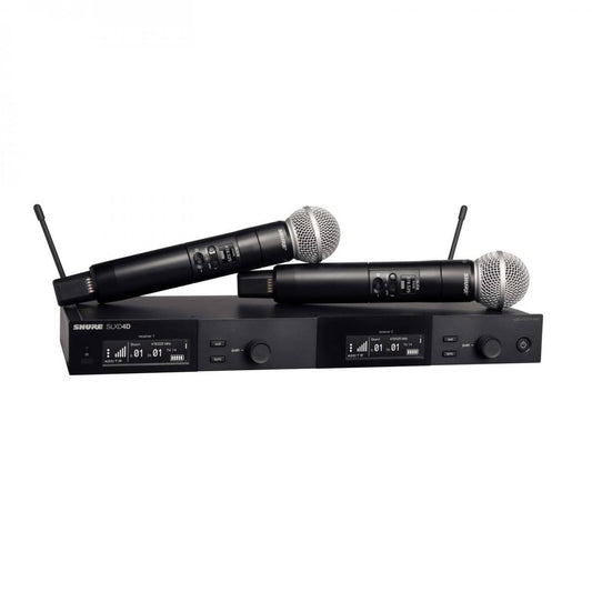 Slxd24d/Sm58 Dual Channel Digital Wireless Vocal System With Sm58 Microphones Dual