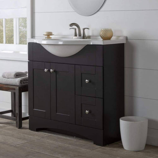 Mar 37 In. W X 19 In. D X 36 In. H Single Sink Freestanding Bath Vanity