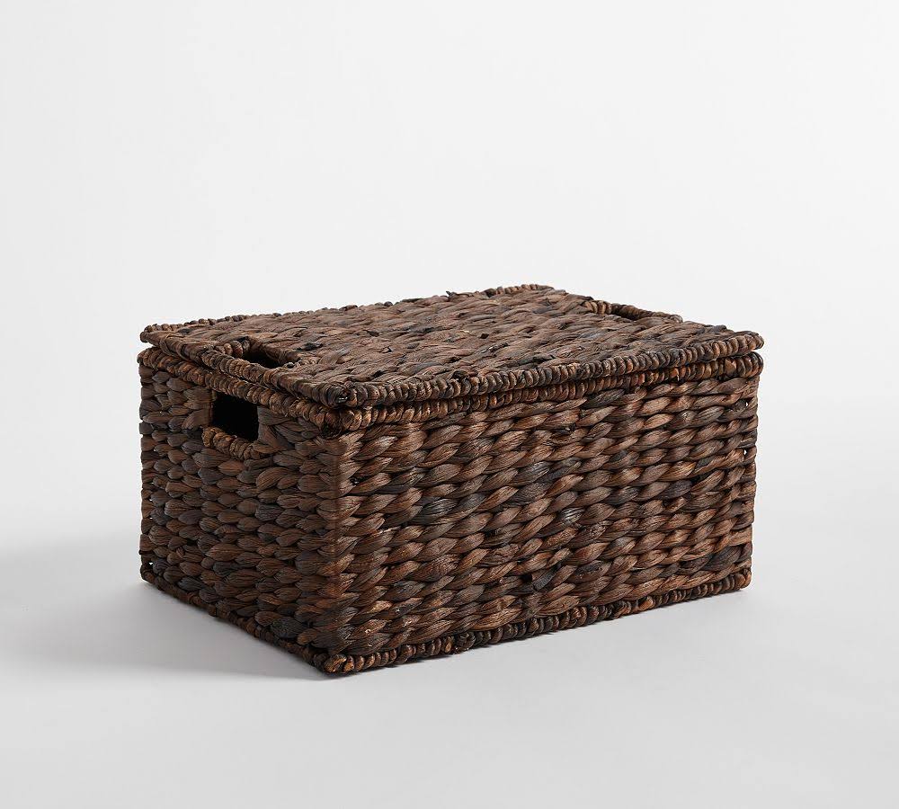 Raleigh Seagrass Lidded Basket