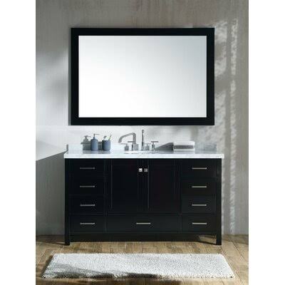 Single Bathroom Vanity Set Latitude Run Base Finish