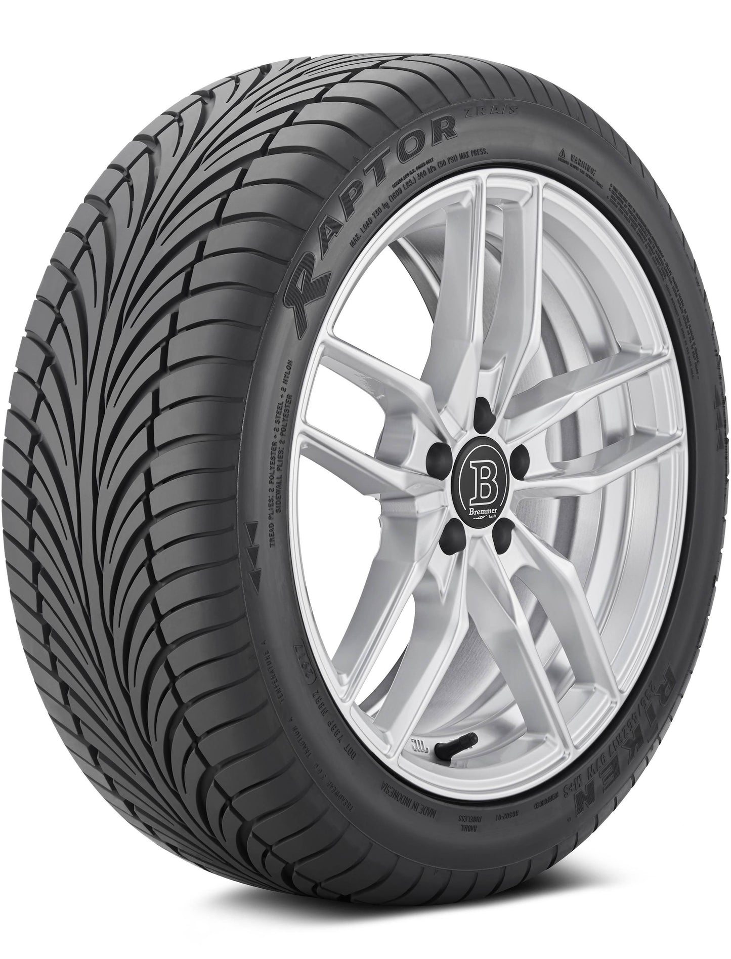 Raptor Zr A/S 245/45-17 95w Ultra High Performance All-Season Tire 941281