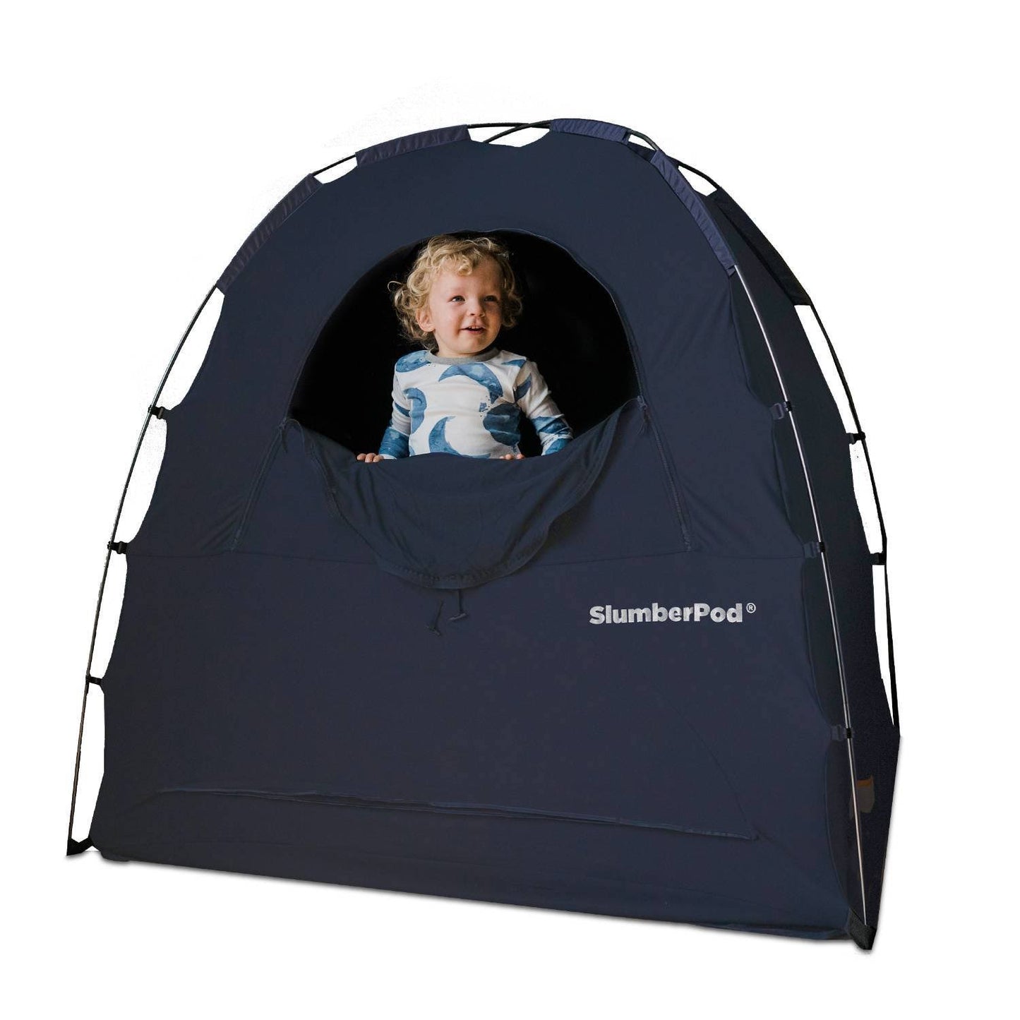 The Official Blackout Sleep Tent For Pack And Play, Mini Cribs And Travel Cribs, Blackout Canopy Crib Cover, Sleep Pod For Kids With