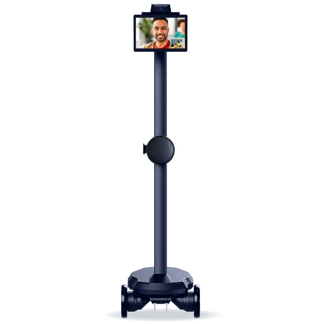 Robot By Ohmnilabs, Best Virtual Presence Device With High End Telepresence Technology. Lightweight, Foldable & Portable, 1-Year Warranty