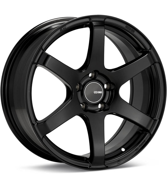 T6s Offset Bolt Pattern 72.6 Bore Matte Black Wheel