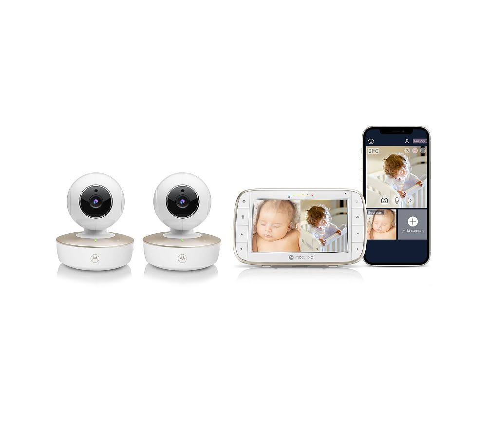 Vm855-2 5 Video Wifi Baby Monitor With Motorized Pan/Tilt & Dual Cameras