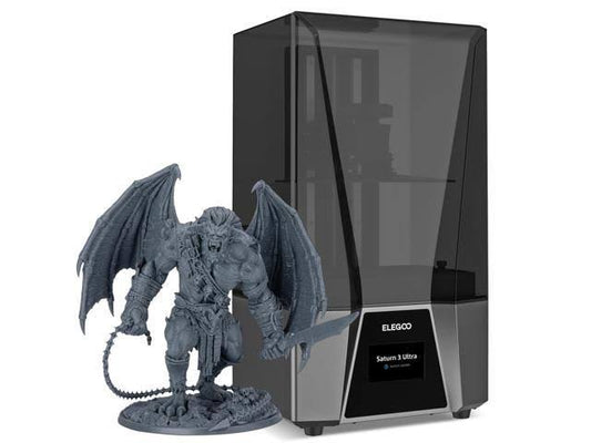 Saturn 3 Uitra Msla 3d Printer,10-Inch 12k Monochrome Lcd, Wi-Fi Transfer, 8.62x4.84x10.24 Inch Large Printing Size