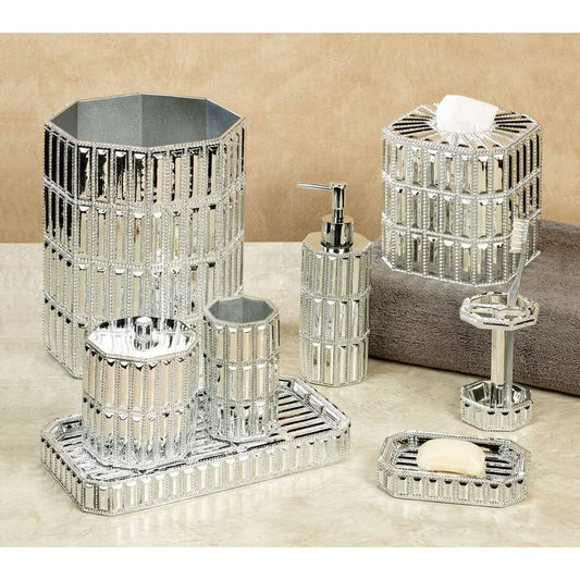 Resin 9 Piece Bathroom Accessory Set Etta Avenue Finish