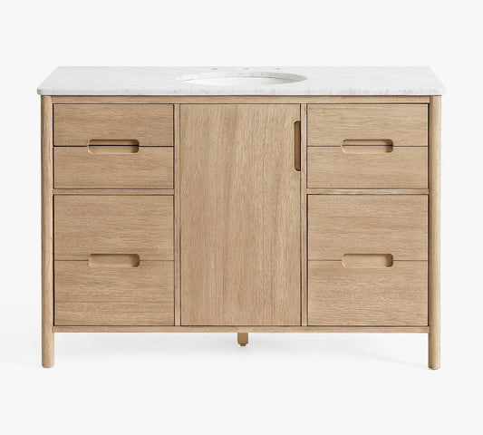 White Manzanita Single Wide Sink Vanity