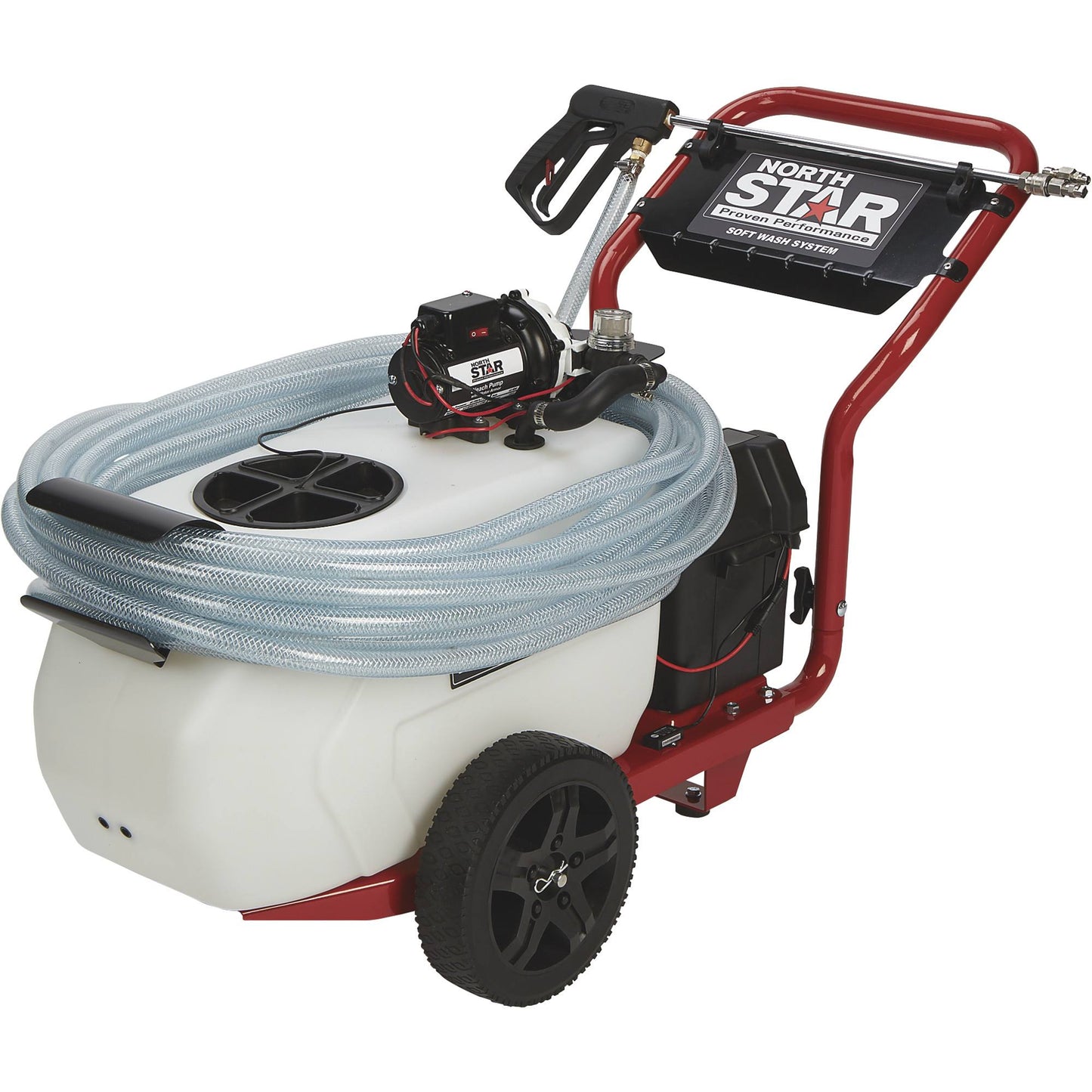 Portable Soft Wash And Disinfectant System With 4.0 Gpm Bleach Pump, Model #157140