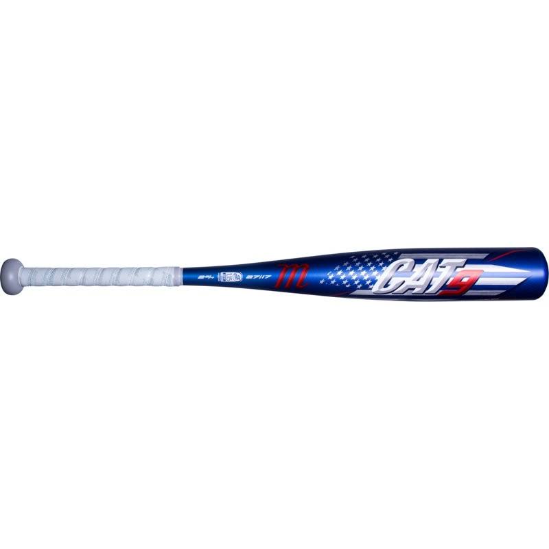 Mens Cat 9 Senior League Baseball Bat Red/Blue