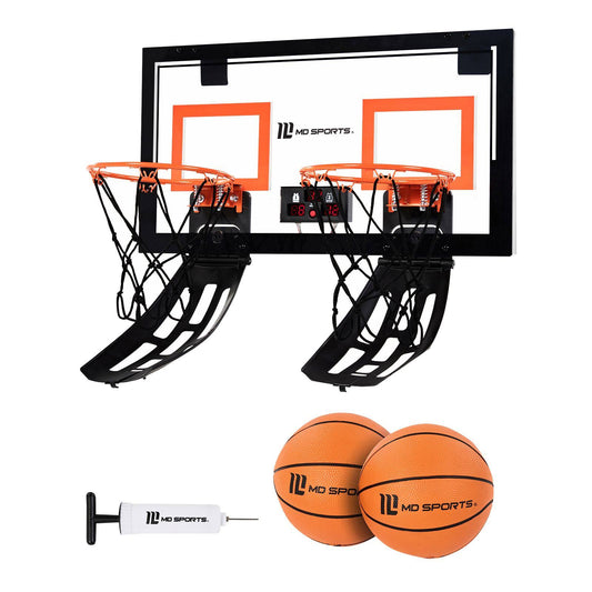 Sports Bounce Back Over The Door Basketball Game With Electronic Scoring