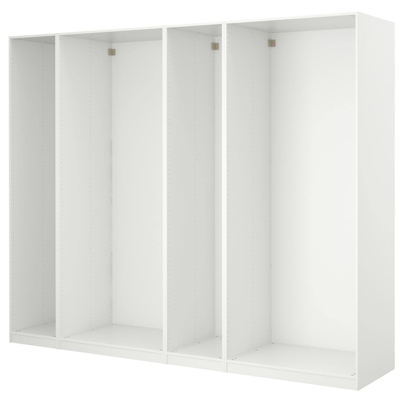 Pax 4 Wardrobe Frames, White, 117 7/8x22 7/8x93 1/8