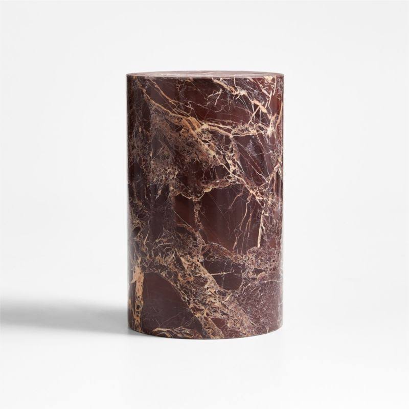 Marble Decorative Cylinder Sculpture | Crate & Barrel