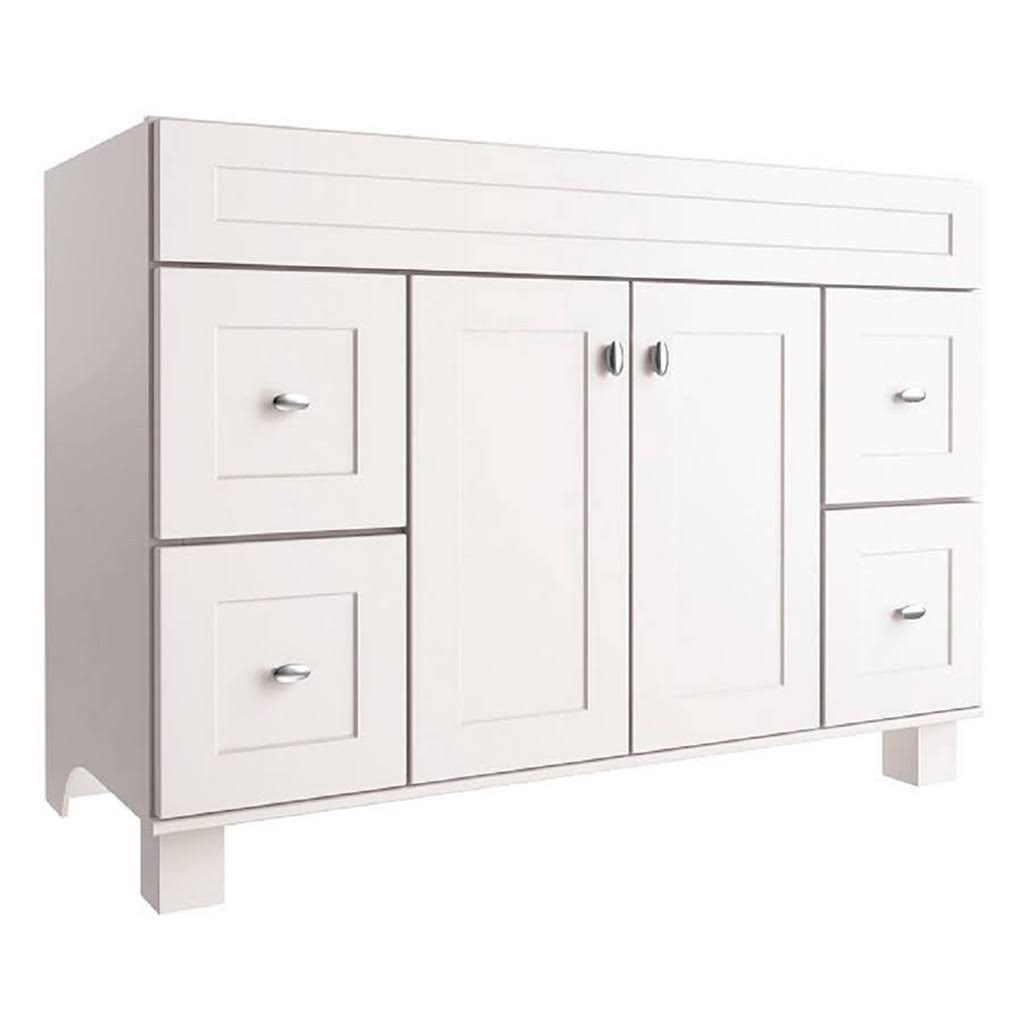 Palencia 60-In White Bathroom Vanity Cabinet 20r Vsdb