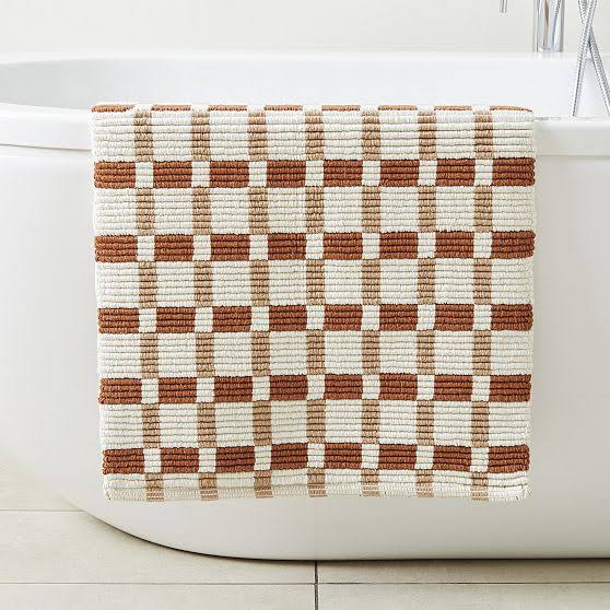 Square Ribbed Bathmat