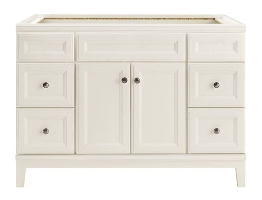 Now Calhoun 48-In White Bathroom Vanity Base Cabinet Without Top 39dvddb48