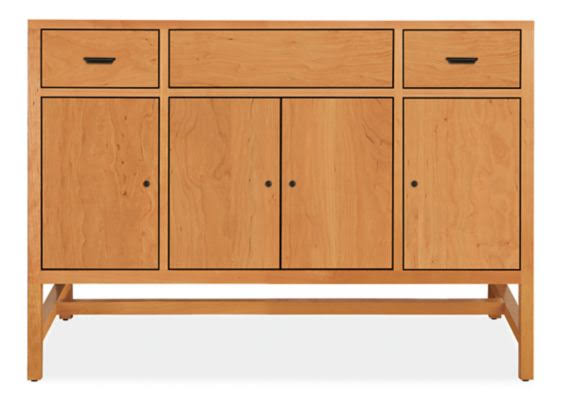 Modern Berkeley Bath Vanity Cabinet For Singlesink W/Out Top Single-Sink In Cherry Wood