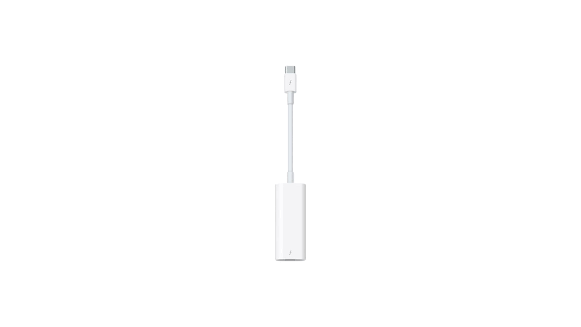 Thunderbolt 3 Usb-C To Thunderbolt 2 White Adapter | Best Buy