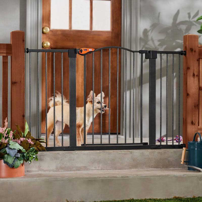 Outdoor Steel Arch Extra Auto-Close Dog Gate