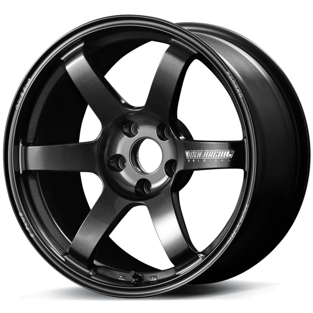 18x9.5 Dark Gray Wheel Volk Te37 Saga S-Plus 5x4.5 38