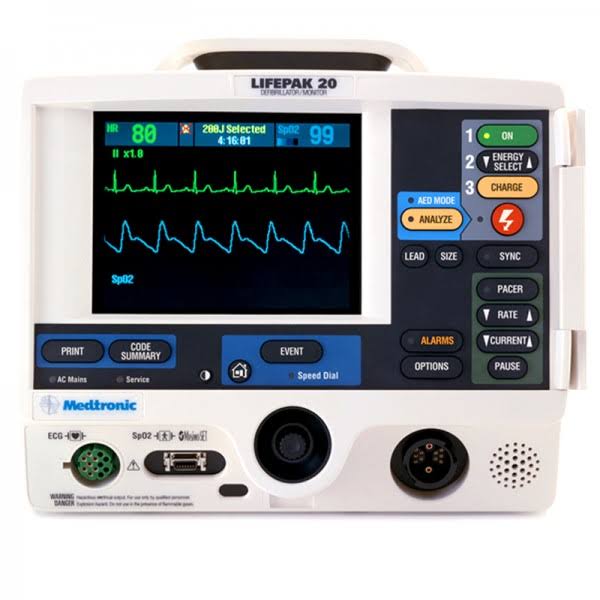 20 Defibrillator - Physio-Control - Recertified / Biphasic, 3 Lead, Pacing, Aed