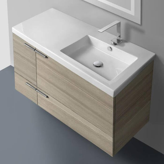 Modern Bathroom Vanity Wall Mounted 40 Inch Ans45