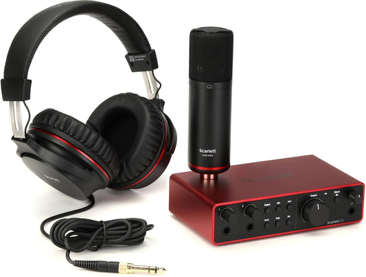 Scarlett 2i2 Studio 4th Gen Recording Bundle